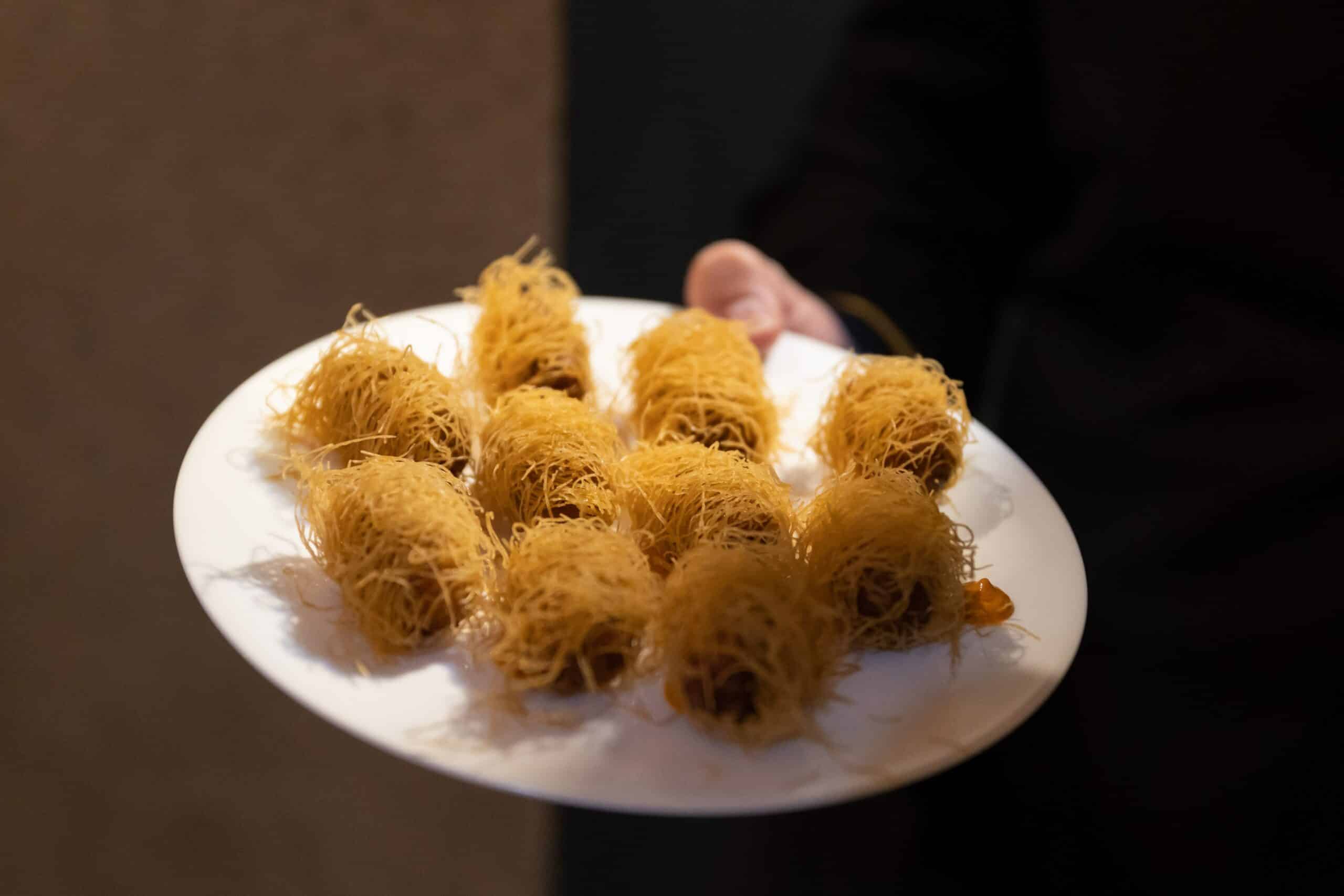 Croquetas de gambas de Palamós del famoso chef Albert Jubany del Restaurante Amicitia de Madrid
