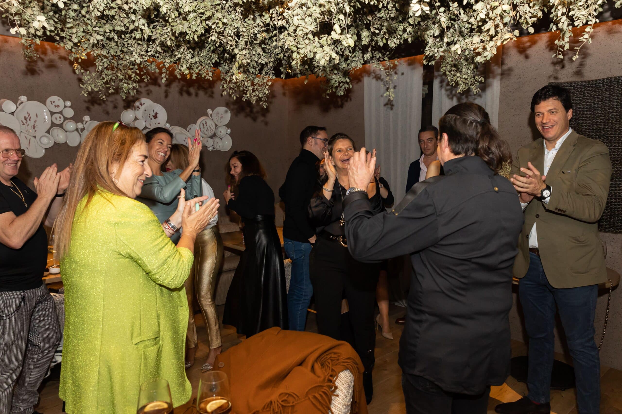 El Chef Albert Jubany, del restaurante Amicitia Madrid es aplaudido por los asistentes